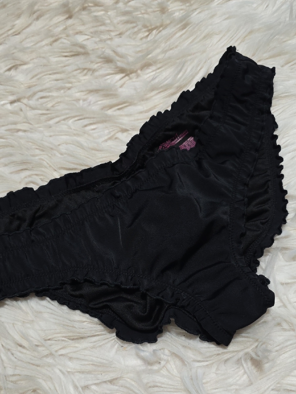 Victoria's Secret The Ruffle Cheeky Bottoms- Medium